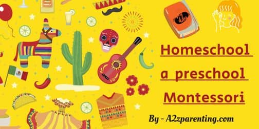 How to homeschool preschool Montessori